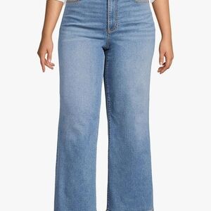 Lands' End Blue Wide Leg Pants